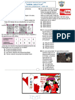 INSTITUCION EDUCATIVA PREGUNTAS DE PROPORCIONALIDAD Y RELACIONES MATEMÁTICAS