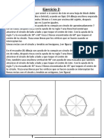 Dibujo de figuras geométricas en círculo: hexágono y octágono