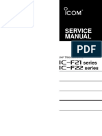 IC-F21 IC-F22 Service Manual