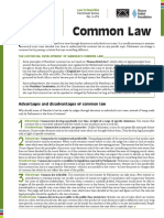 Advantages and Disadvantages of Common Law