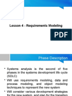 Lesson 4 - Requirements Modeling