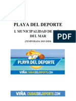 Proyecto Playa del Deporte 2019-2020