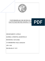 2018-1 Literatura Argentina II Programa_0