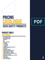 2020 Safety Products Pricing Catalog