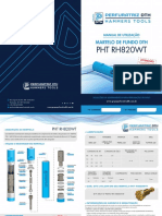 Manual Perfuratriz DTH - Martelo RH820WT