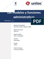 Tarea 1.1 Los Modelos y Funciones Administrativas