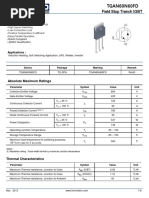 Field Stop Trench IGBT: Absolute Maximum Ratings