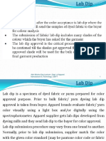 Lab Dip Approval Process