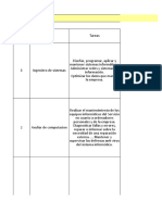 1.) Matriz de Riego Proyecto Gerente y Departamento de Sistemas Grupo#6