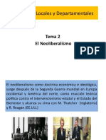 Tema 2 El Neoliberalismo C1