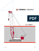 Manufacturer Specifications for Crawler-Mounted Crane