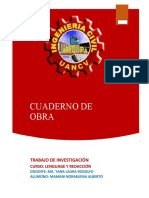 1.- Cuaderno de Obra