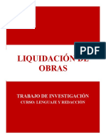 2.- LIQUIDACION DE OBRAS