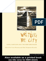 Peter Preston - Writing The City - Literature and The Urban Experience (1994)