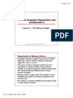 CS 252: Computer Organization and Architecture II: Lecture 5 - The Memory System