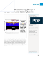 CalTech - Role of Long-Duration Energy Storage in VRE Systems
