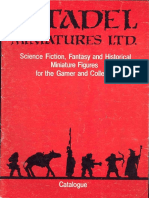 1980 - Citadel Miniatures Catalogue Red