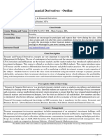 Treasury & Financial Derivatives (IBA)