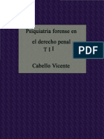 Psiquiatría Forense en El Derecho Penal - Vicente Cabello - Tomo II