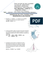 Momento de fuerzas UMSA Mecánica Técnica I