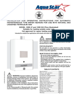 Bosch Aquastar 125b Manual