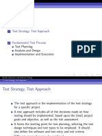 Test Strategy, Test Approach: Test Planning Analysis and Design Implementation and Execution