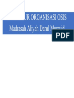 Struktur Organisasi Osis Madrasah Aliyah Darul Mursyid