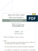 Caso Clinico Abscesso Hepatico