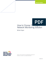 How To Choose The Right Network Monitoring Solution: White Paper