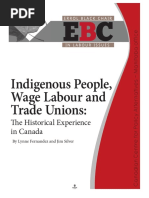 Indigenous People, Wage Labour and Trade Unions:: The Historical Experience in Canada