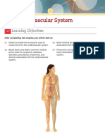 The Cardiovascular System: Learning Objectives