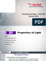 Ch. 31 - Properties of Light