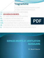 Programme: Introduction A La Physiologie Respiratoire