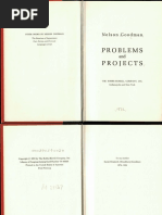 Nelson Goodman - Problems and Projects-Bobbs-Merrill (1972) | PDF ...
