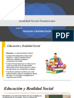 Realidad Social Dominicana- Unidad VI- SOC 210