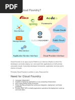 QUIZZ Cloud Foundry