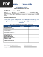 Acta de Plan de Mejoramiento en Aula - 01-2021