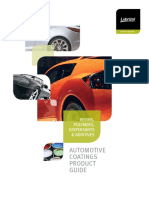 Automotive Coatings Product Guide: Resins, Polymers, Dispersants & Additives