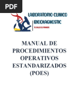 Guía POE de Hematología Laboratorio | PDF | Laboratorios | Medicina CLINICA