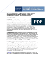 Spanish Drug Safety Communication Opioids Benzos PDF