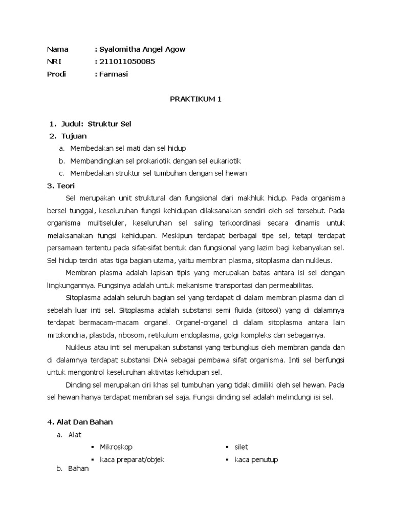 Praktikum 1 | PDF