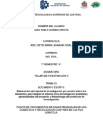 Reporte Escrito Del Protocolo de Investigacion (Documento Escrito)