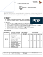 44PLAN TUTORIAL DE AULA. Modelo