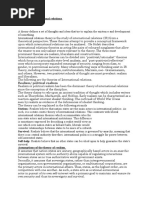 Theories of IR - Realism, Liberalism & More