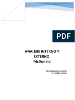 Análisis Empresarial de McDonald