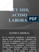 Ley 1010, Acoso Laboral