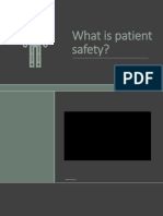 What Is Patient Safety?