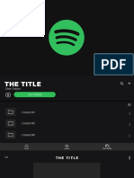 Spotify Template