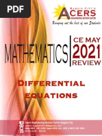 Differential Equations Review Material