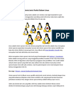 Jenis Jenis Partisi Dalam Linux